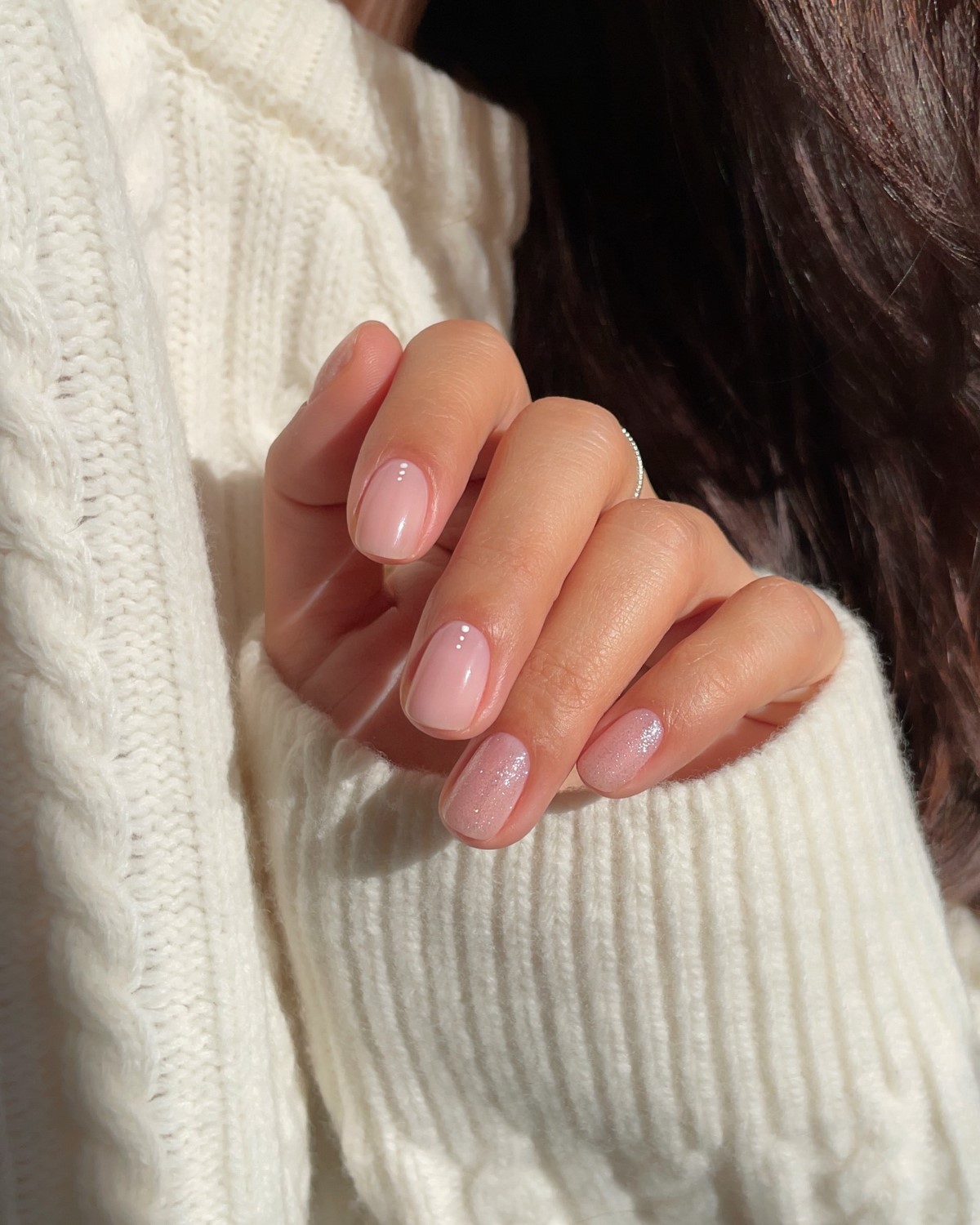 Эти оттенки идеально смотрятся на коротких ногтях