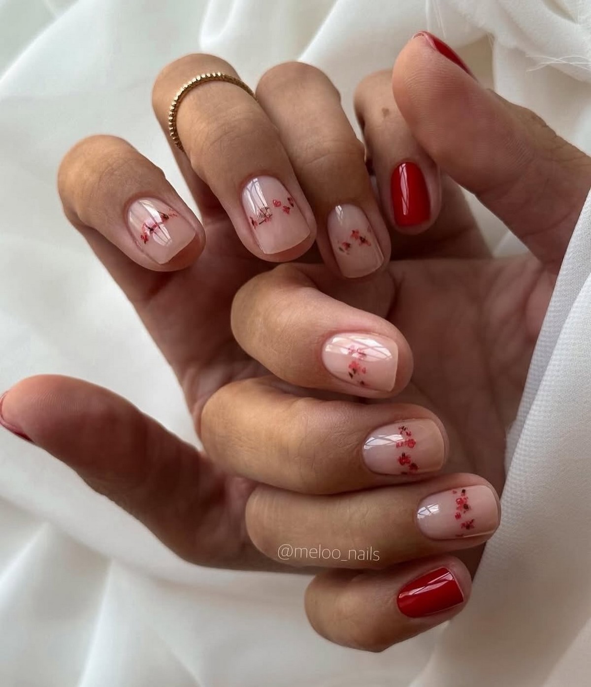 Эти оттенки идеально смотрятся на коротких ногтях