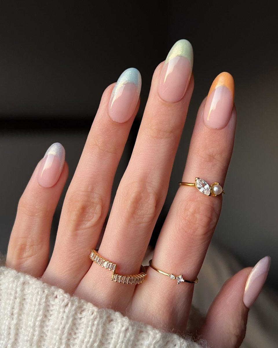 Весенний френч на апрель 2026: свежие формы вместо классики