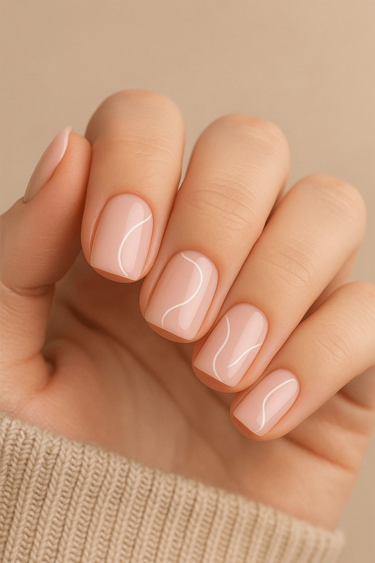 Маникюр с тонкой линией: аккуратный акцент на ногтях