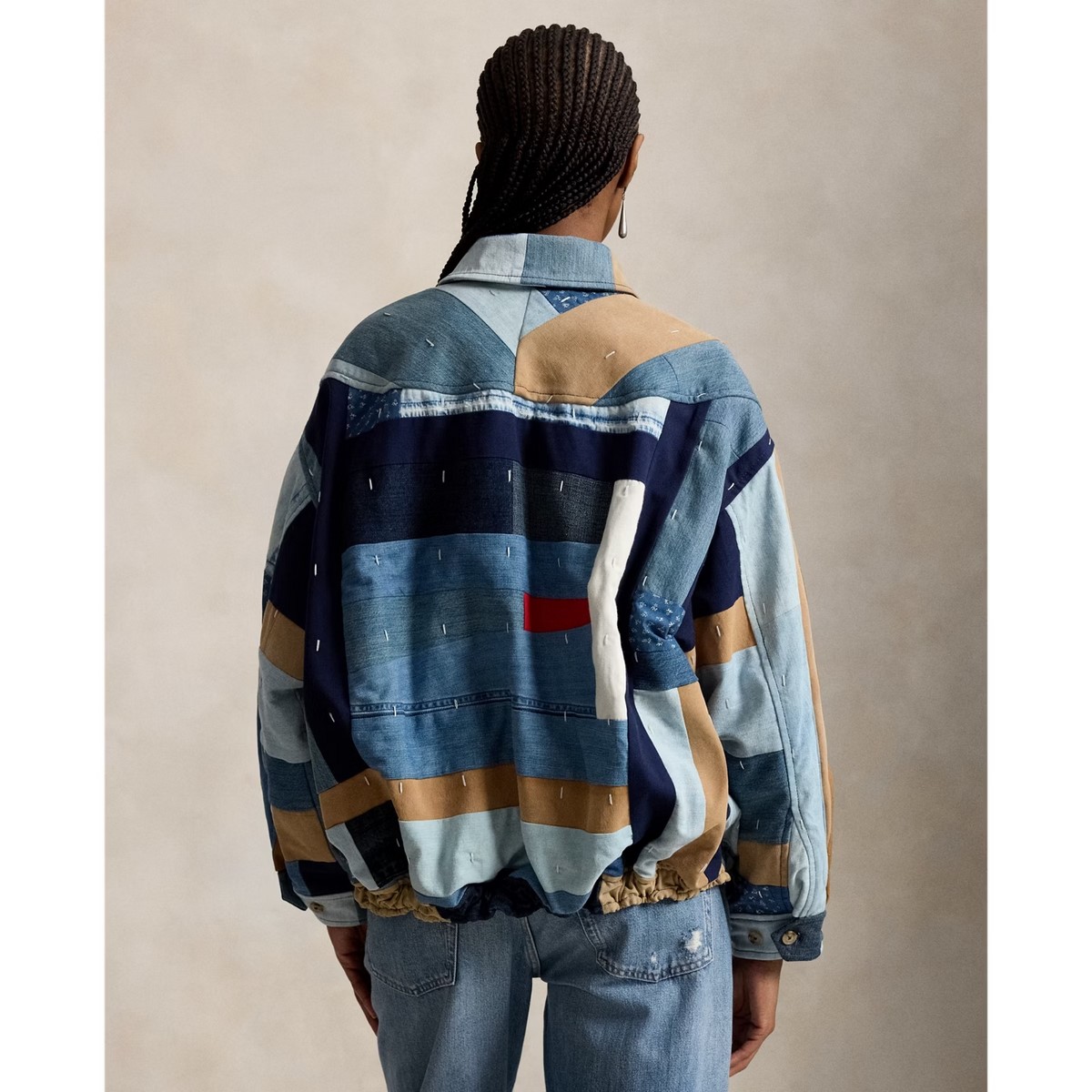 Джинсовая куртка Ralph Lauren x Gee’s Bend со стороны спины