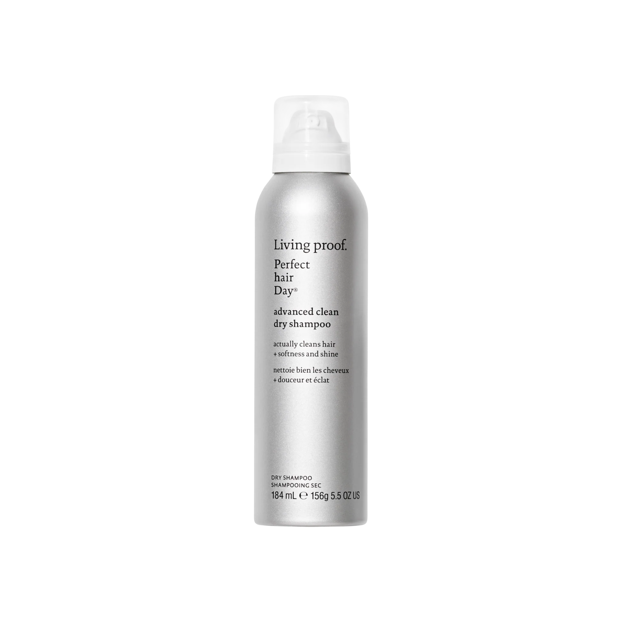 Сухой шампунь Living Proof Perfect Hair Day Advanced Clean в серебристом баллоне